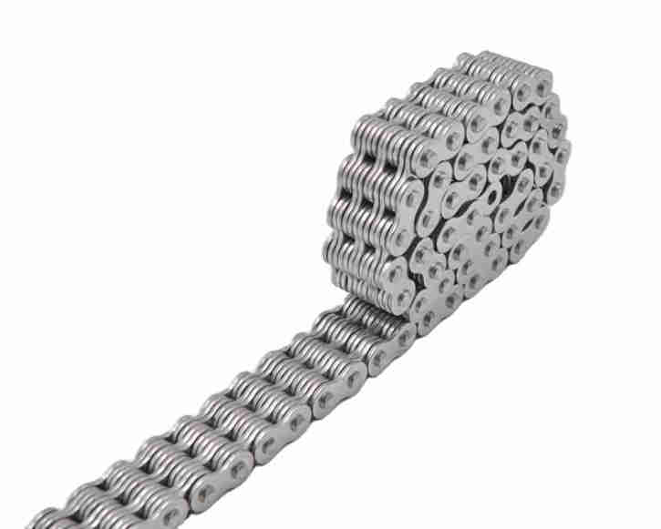 BL Series Stainless Steel Leaf Chain and Sprockets Transmission Chains with 12.7mm Pitch SSLH0822 SSBL422 in Steel