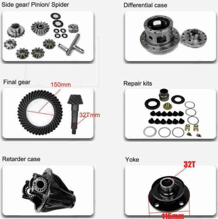 Rear Differential Lock Fit for To-yota Land Cruiser FZJ100