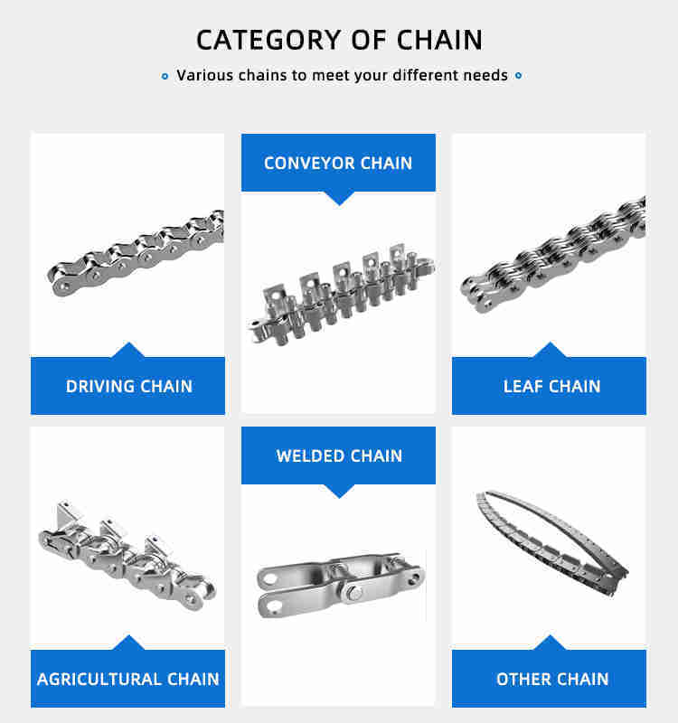 Steel Conveyor Loading Chain Table Flat Top Chain for Lumber Conveyor