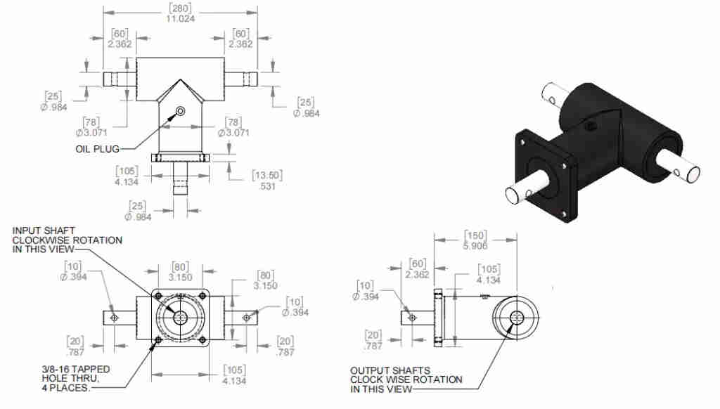 Customized High Quality Gear Reducer Gearbox for Trailer Stabilizer Parking Support Chinese Manufacturers