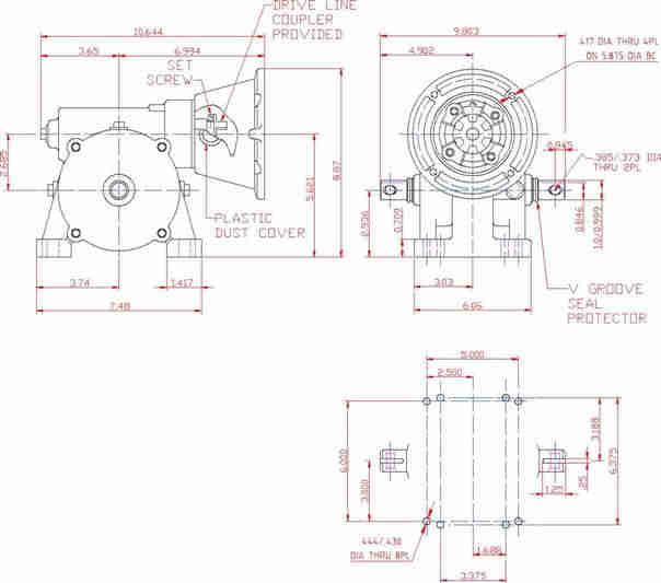 Gearbox for Center Pivot Irrigation System
