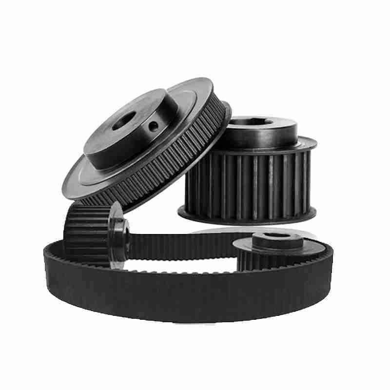 Factory Standard Stock HTD8M 52teeth 30mm Width Timing Belt Pulleys for Cnc Laser