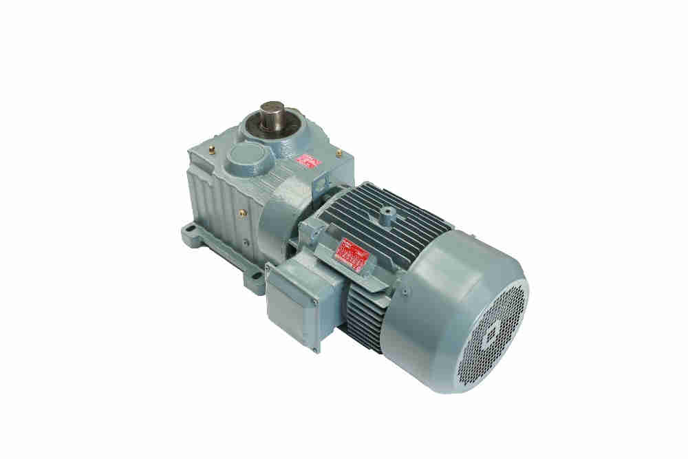 High Torque Low Noise Standard  Customized K Series Cast Iron Helical Bevel Gearbox With Electric Motor