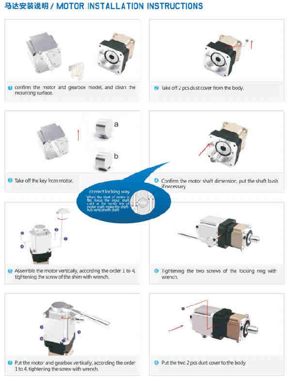 Reducer Gear Box Motor Angle Gearbox Servo Motor Reducer Variable Speed Gearbox Small Marine Gearbox Planetary Reducer