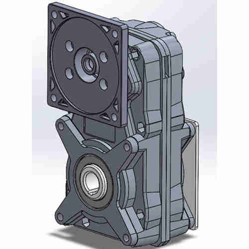 0.06KW 0.09KW 0.12KW 0.18KW 0.25Kw High Transmission Efficiency Non Standard Reducer Worm Gearbox for AGV Equipment