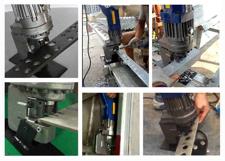 MHP-20 Hydraulic Hole Punching Machine Hydraulic Hole Punch Machine for Punching Machine Hole Portable Cordless Handy Puncher