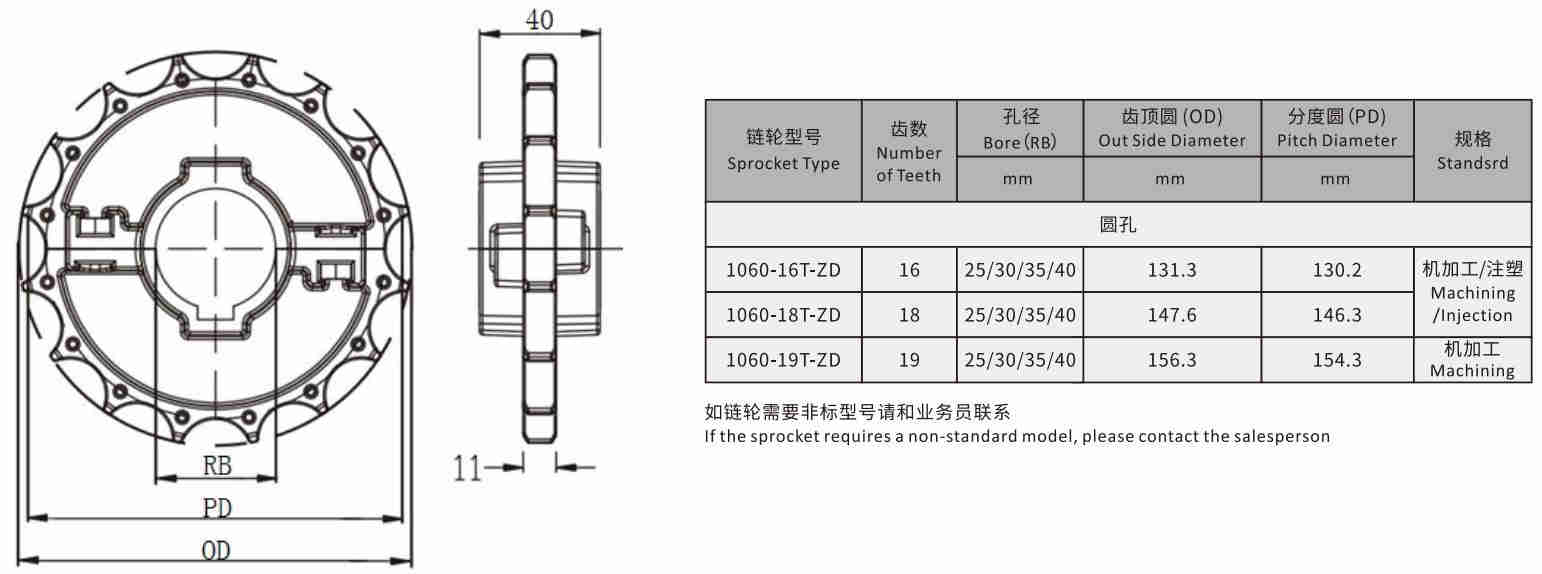 783 Sideflex Run Single Hinge Magnetic Bending Engineering Plastic Conveyor Chain Hook Foot Turning Plastic Chain