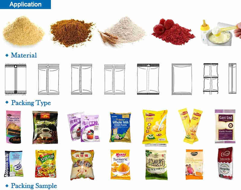 4-Head Linear Weighing Automatic Packaging Machine for Small Granular and Powder Materials