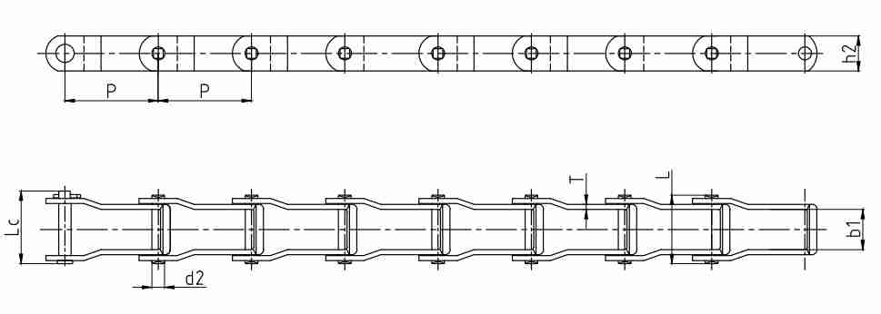 Good Quality Agricultural Machinery Chains for Sugar Cane Harvester