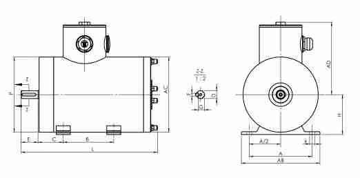 Corrosion Resistance Food Grade Waterproof Ip69k  B3 Foot Mounted IEC 304 Stainless Steel Motor for Food Processing Plant