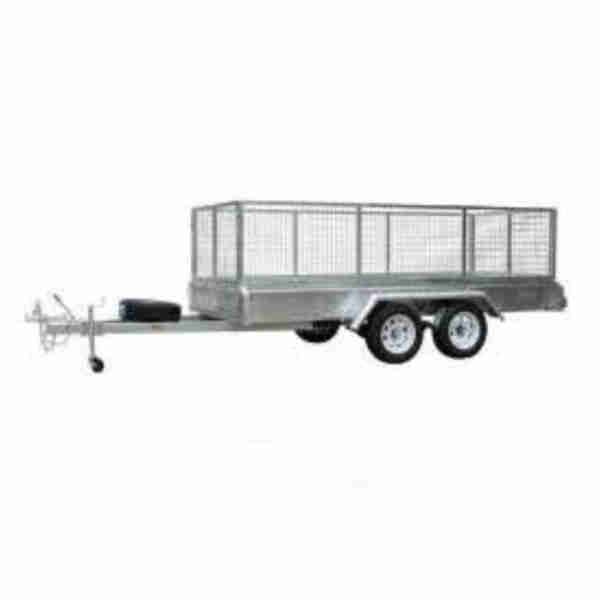 Heavy Duty ATV Towed Trailer with Low MOQ Mesh Dump Cart for Car Towing Heavy Loading Box Trailer