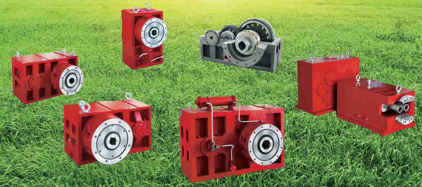 ZLYJ Series Worm Gear Customized Reducer Hard Tooth Surface High-precision Gearbox for Plastic Screw Extruder with Push Stand