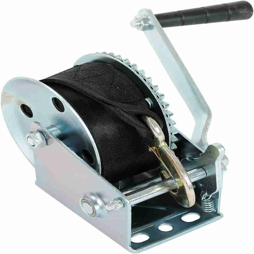 1BJY-HW-07B New Condition Trailer Hand Winch with 8M Belt 1800lbs Capacity Trailer Parts and Accessories