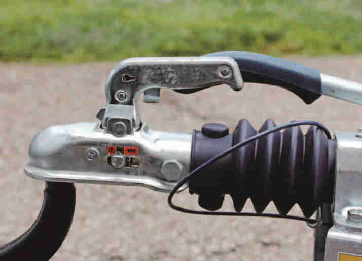 Trailer Parts and Accessories 1BJY-E02 Capacity 3500LBS Trailer European Coupler Equipped with Ball Size 50mm