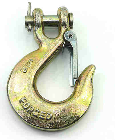 1BJY-CSH-07 New G70 Class Trailer Clevis Slip Hook with Latch Forged Grade-High Quality Trailer Parts and Accessories