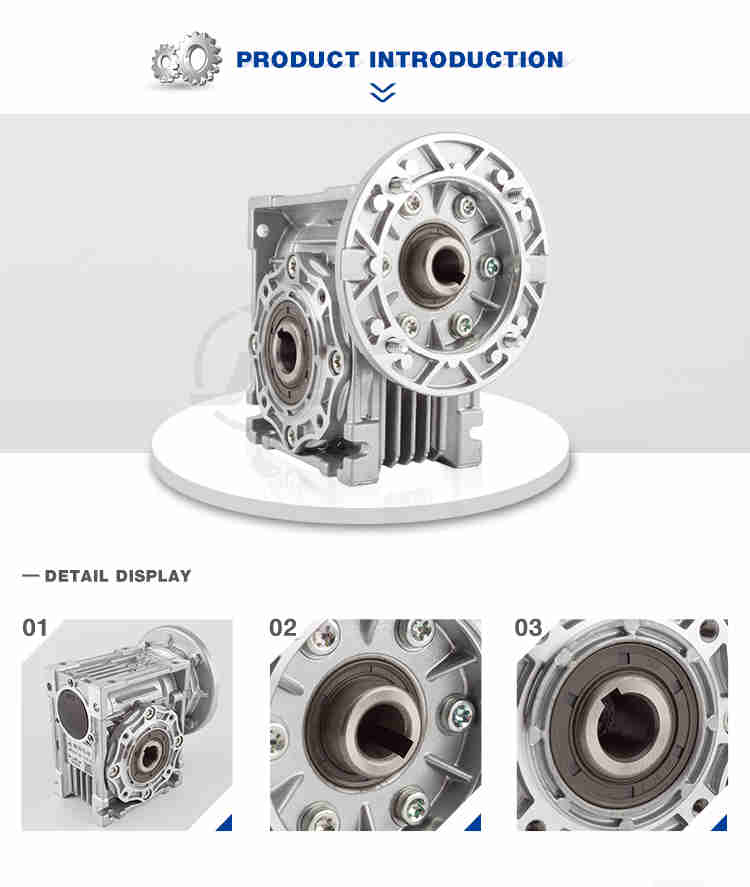 Low Rotation Backlash Gearbox RV40 for Farm Equipment