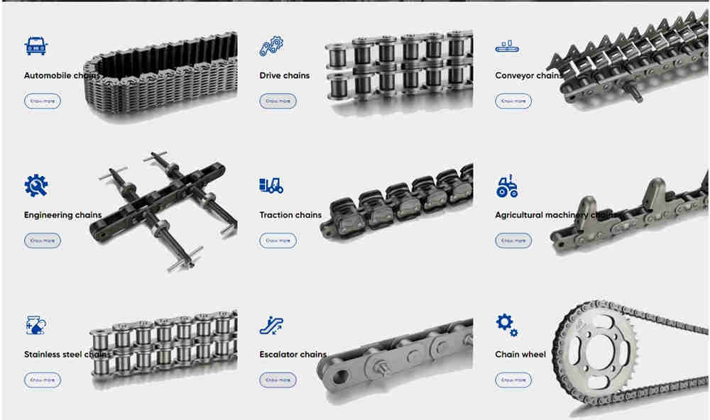 C2062H Double Pitch Roller Stainless Conveyor Chain