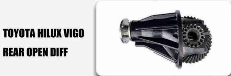 Rear Differential Parts Accessories Fit for Toyota HILUX VIGOREAR OPEN With Side Final Gear Pinion Spider Retarder Case Yoke