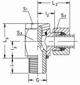 High Pressure Banjo Elbow-WH-R Hydraulic Fitting for Sale for Hydraulic Cylinder Parts