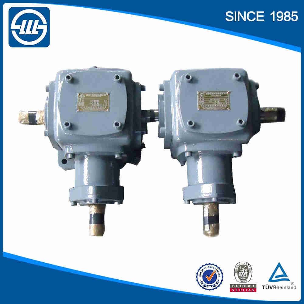 T Series 4/1 Ratio 90 Degree Gearbox for Agricultural t Gearbox Motor 3 Phase Gearbox Aluminium Hypoid Gears