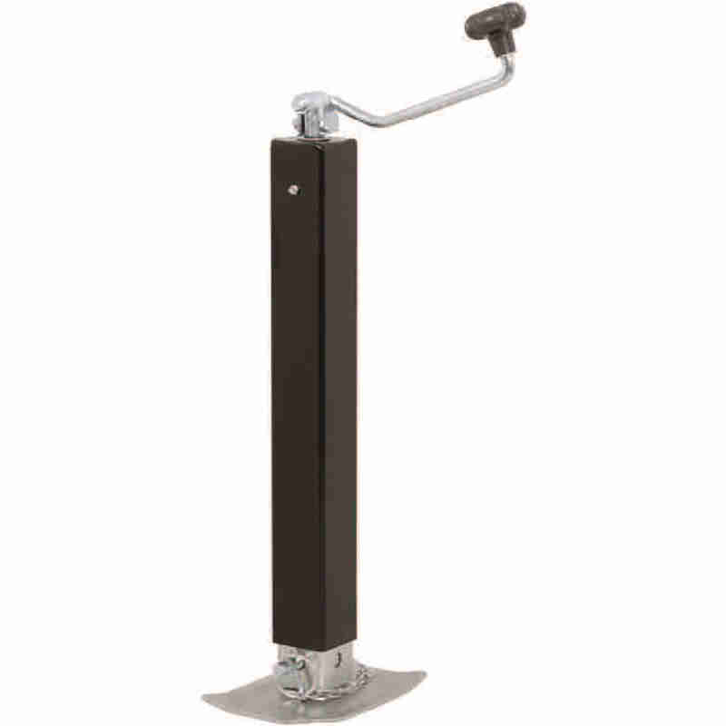 1BJY-TJ-36 Capacity 7000LBS Drop Leg Topwind Trailer Parts and Accessories Trailer Direct-Weld Square Jack With Footplate