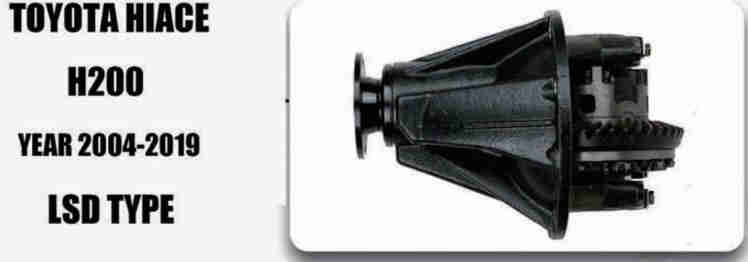 Rear Differential Parts Accessories Fit for Toyota Hiace H200 With Side Final Gear Pinion Spider Retarder Case Yoke
