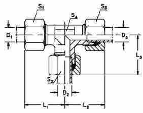 Factory Supply Attractive Price Tee Reducer-TR Hydraulic Fitting for Sale for Hydraulic Cylinder Parts