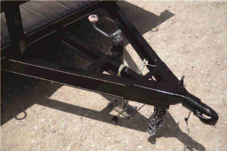 1BJY-TB-01 Trailer Parts and Accessories Capacity 5000LBS A-Frame Trailer Coupler With Ball Size 2 Inch