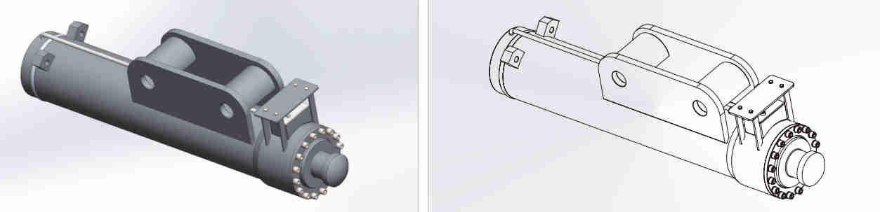 HCYY11112020 Good Quality Professional Factory 262kg Hydraulic Cylinder for Crawler Crane Frame Support