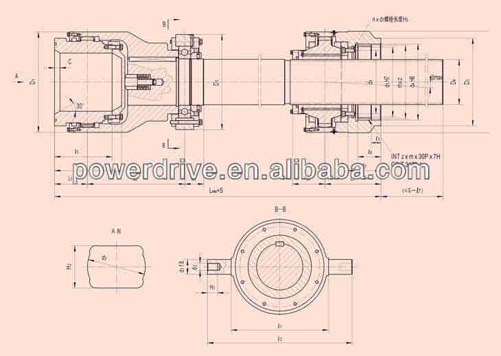 GSL Long Telescopic Drum Gear Coupling