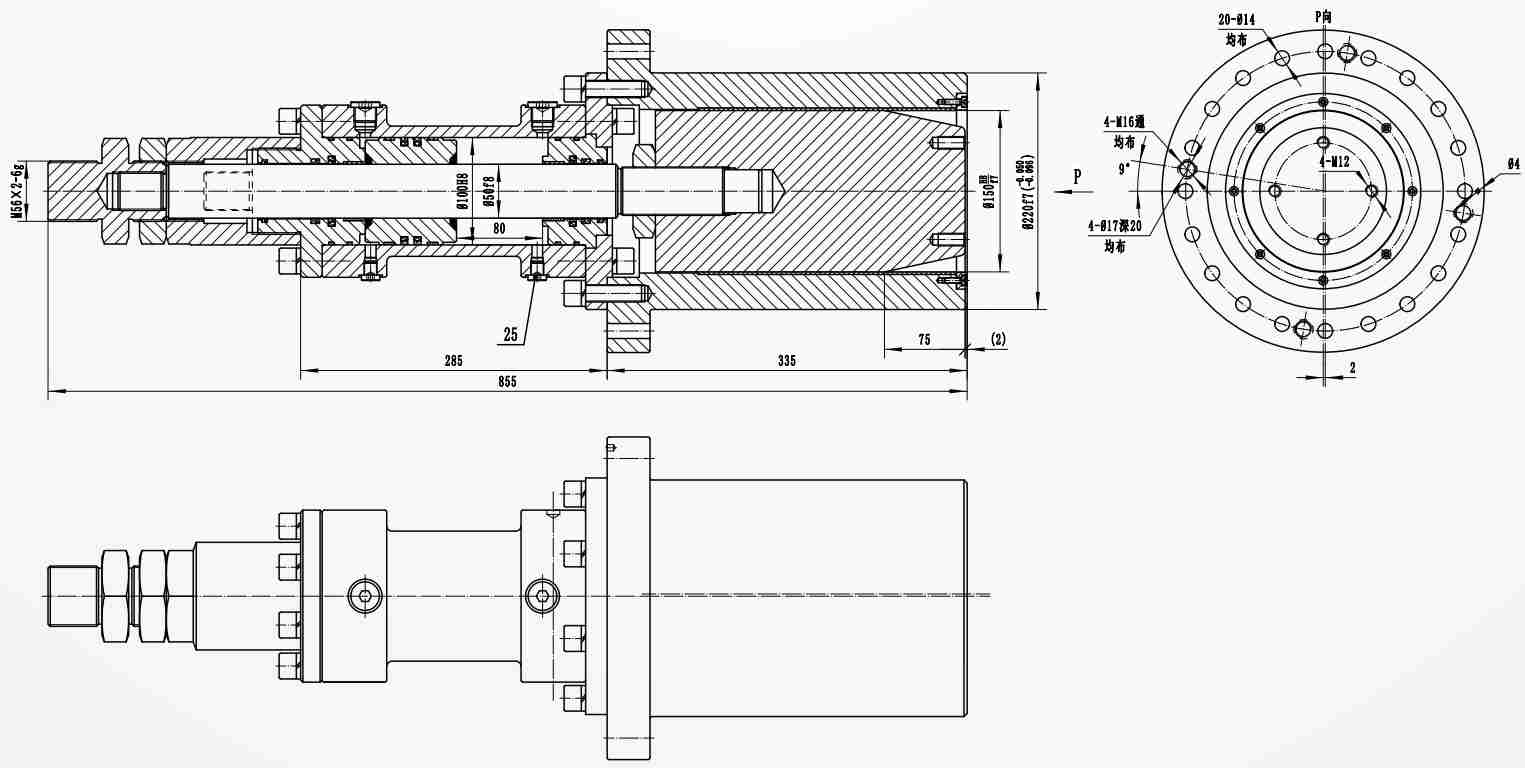 HCYY1112028 Wholesale Prices Professional Factory 140kg Hydraulic Cylinder for Wind Power