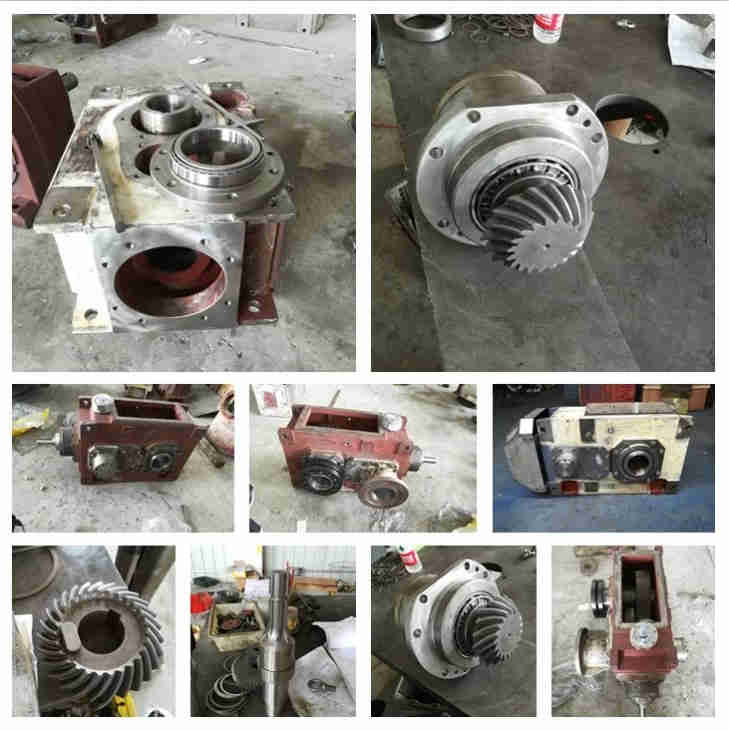 Helical Hypoid Spiral Bevel Gearbox Reducer Manufacturing Plant Farms Machinery Repair Shops
