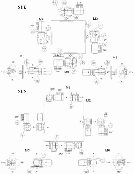 S Series 90 Degree Flange Mounted Bevel Drive Motor Gearbox Speed Reducer Helical-Worm Gearbox Transmission