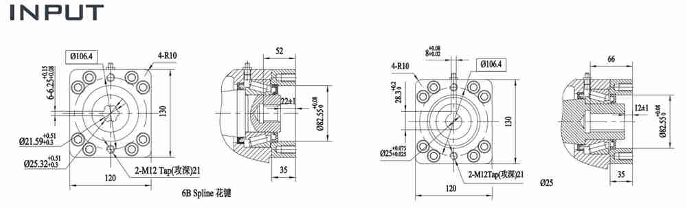 FWA Series FWA25 Slewing Drive Gearbox Slewing Drive for Aerial Lifts