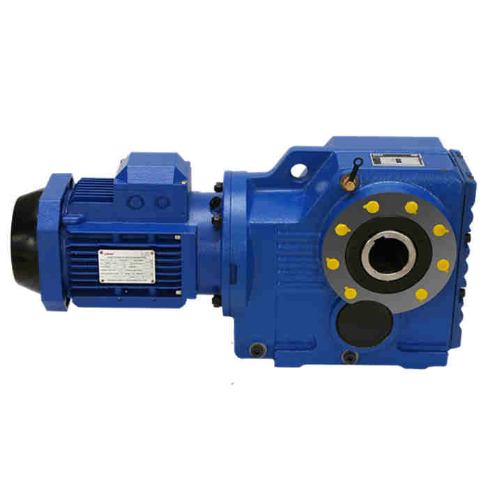 New Type Hot Sale K Series Reducer Bevel Helical Gearbox Right Angle Gearbox for Plastic Extruder Cycloidal Electric Reducer