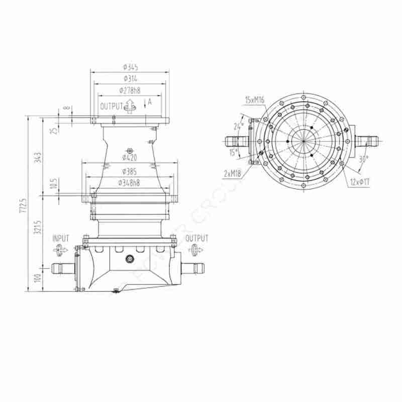 Professional Gearbox for Tmr Mixer with Great Price