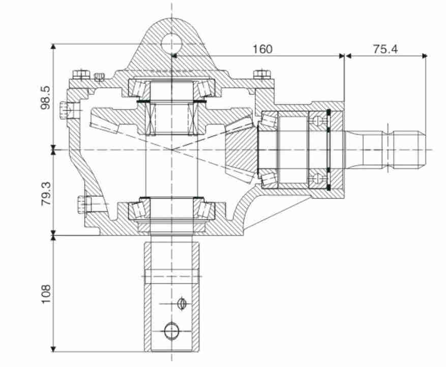 EP-01-724 China Professional Manufacture Gearbox Pit Digger for Agricultural
