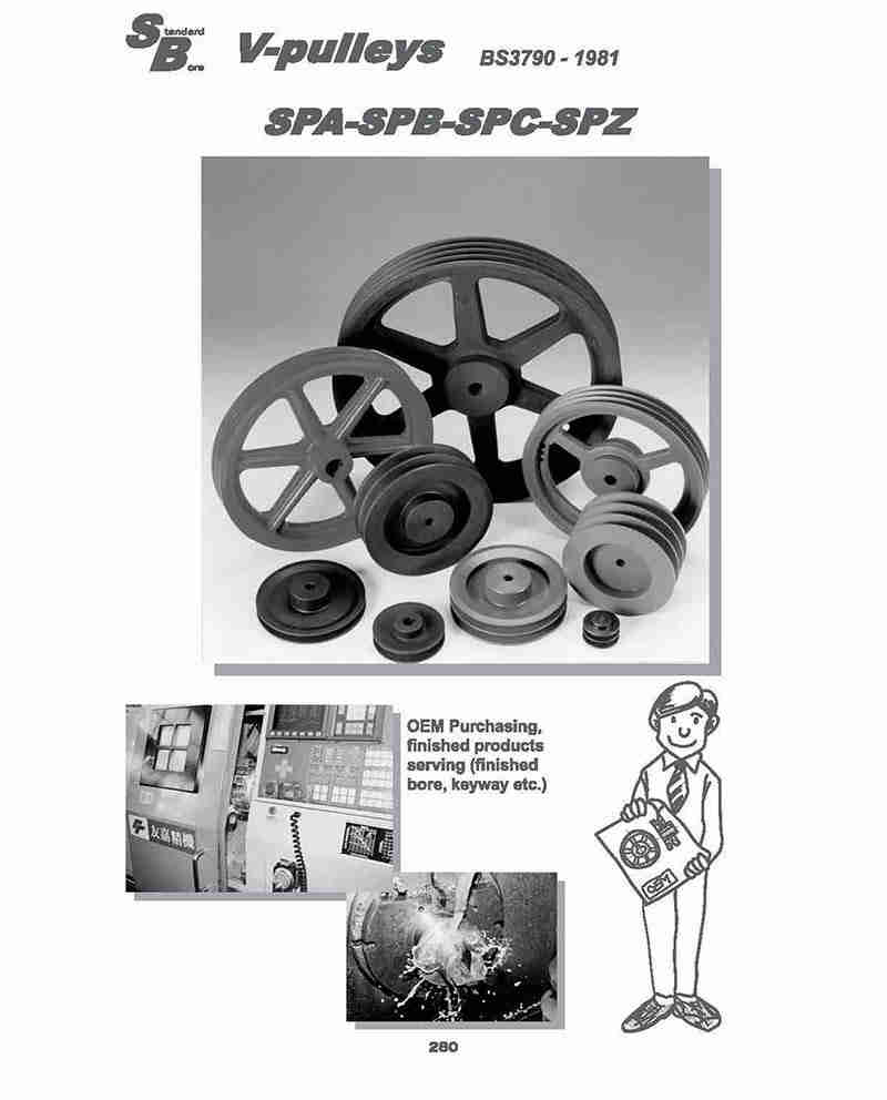 China Manufacturer and Factory of V Belt Pulley v groove Pulley