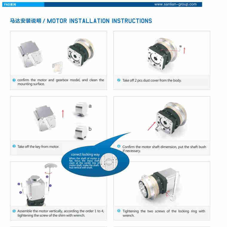 FAD High Precision Planetary Gearbox WPA Worm Gear Box Hydraulic Power Transmission Motor Hydraulic Reducer