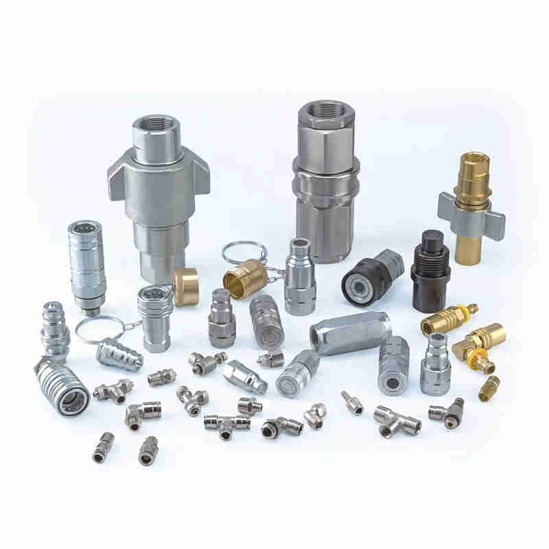 Factory Sale Various 1/4 Size Non-Valve Series BSP/NPT Thread Fluid Coupling &brass Quick Connect Water Hose Fittings