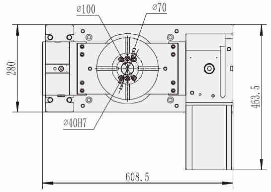RTS-200 Cnc 5 Axis Machining Center Accessories for Numerical Control Machine