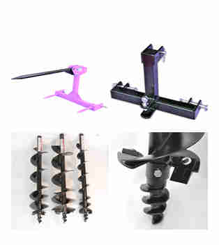 750KG 1000KG Capacity 3 Point Pallet Fork