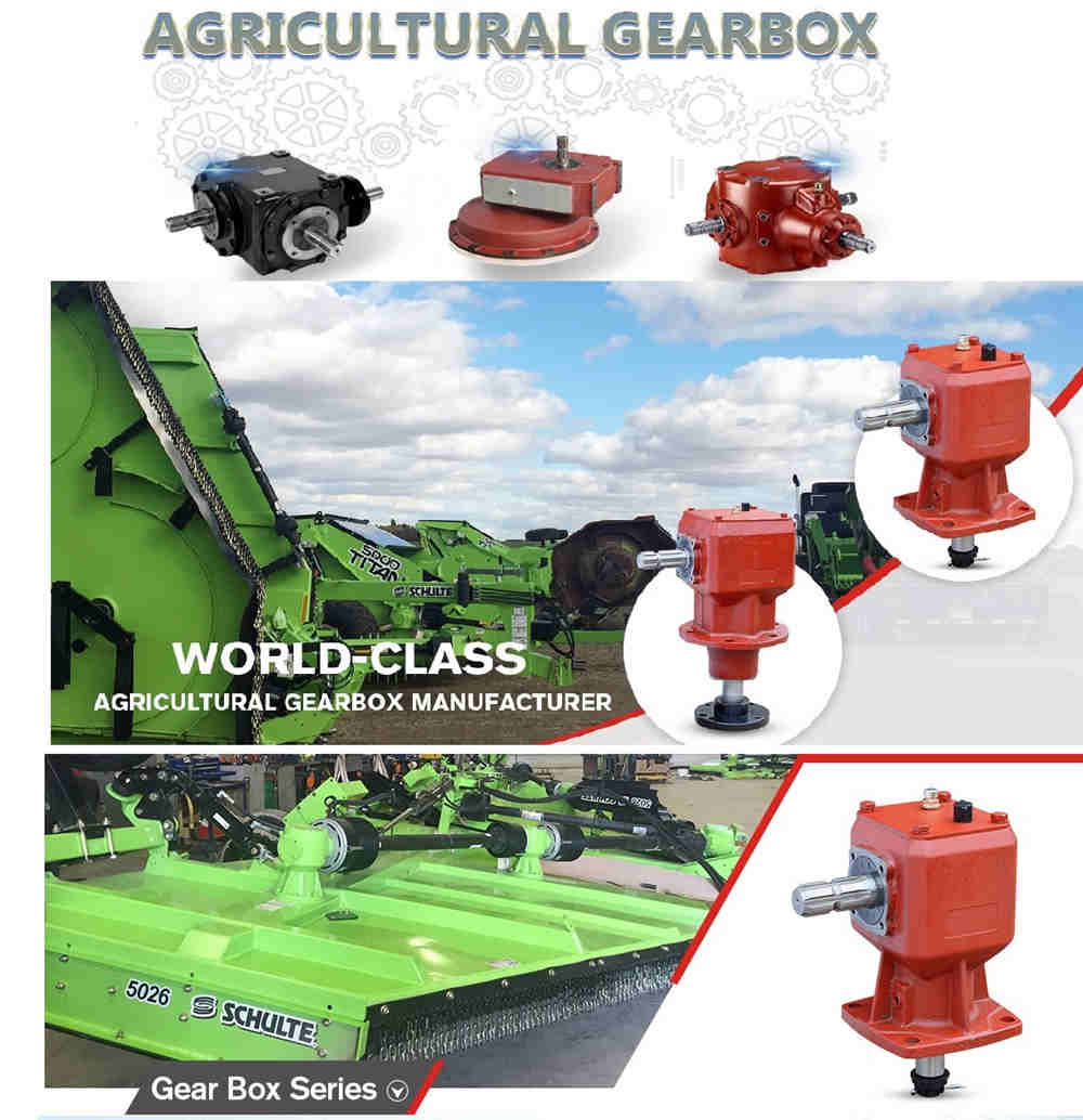 Rotary Cutter Cultivators Mechanical Flail Mowers Gearbox
