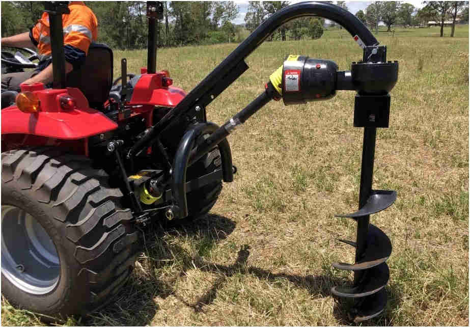 Model 1500 Heavy Duty 3 Point Post Hole Digger for Cat 1 & 2 Tractors