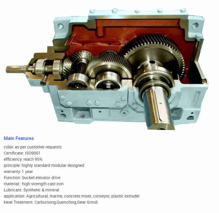 HB Series Customized Heavy-duty Industrial Gearbox Turbine Gearbox Large Torque Drive Power Transmission
