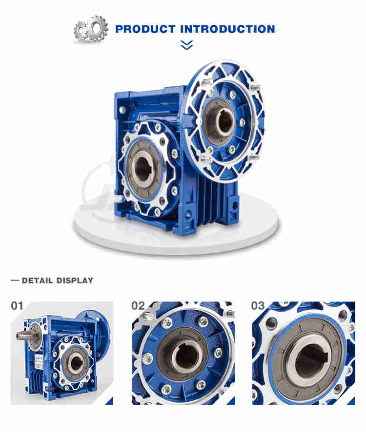 Good Price 30:1 Ratio Reduction Nmrv 050 Worm 1:80 Ratio Speed Reducer Gearbox for Sale