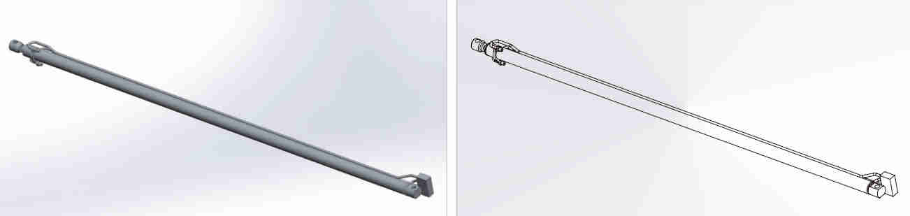 HCYY11112024 Good Quality Professional Factory 24kg Front Hydraulic Cylinder for Truck Crane Vehicle Opening Rack Support