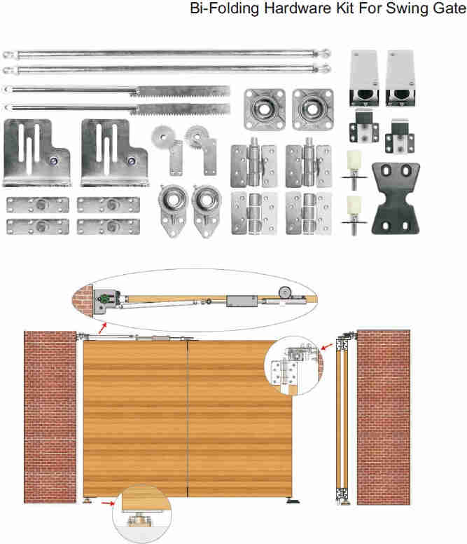 High Quality Aluminum Swing Gate Opener Automation System Sliding Gate Motor Swing Gate Opener with DC 24V Worm Gear