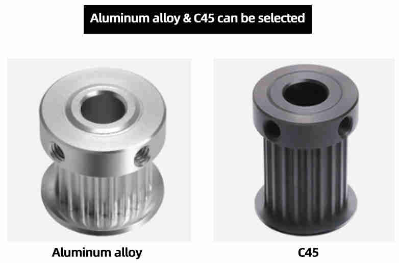 Small Metal Electric Motor Idler Wheels Pulleys