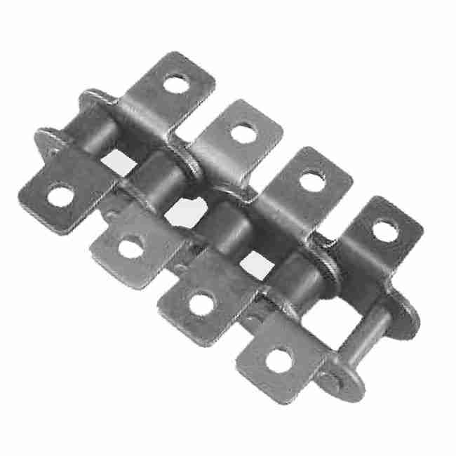 ANSI Standard Bent K-1 B-2 Attachment One Hole Two Sides  Roller Chain